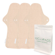 Load image into Gallery viewer, 3-piece 13.78“ Organic Cotton Cloth Menstrual Pads(6 Patterns Optional)
