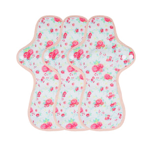 3-piece Luckypads cloth menstrual pads, Night Pads