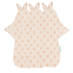 3-piece Luckypads cloth menstrual pads, Day Pads Plus