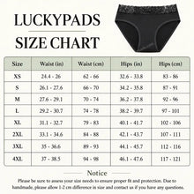 Load image into Gallery viewer, Detachable Lace Period Brief | ≈4 Regular Tampons | OEKO-TEX Certified | Free Wet Bag &amp; Laundry Bag
