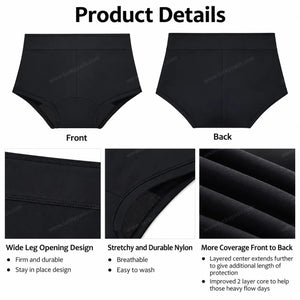 High Rise Period Boxer | ≈4 Regular Tampons | OEKO-TEX Certified | Free Wet Bag & Laundry Bag