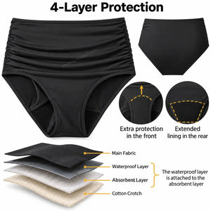 High Waist Period Bikini | ≈3 Regular Tampons | OEKO-TEX Certified | Free Wet Bag & Laundry Bag