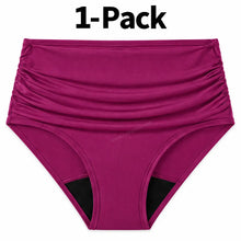 Load image into Gallery viewer, High Waist Period Bikini | ≈3 Regular Tampons | OEKO-TEX Certified | Free Wet Bag &amp; Laundry Bag
