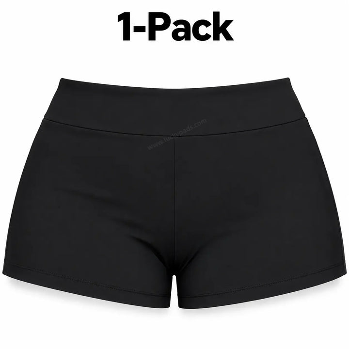 Boyshort Period Swimwear | ≈3 Regular Tampons | OEKO-TEX Certified | Free Wet Bag & Laundry Bag