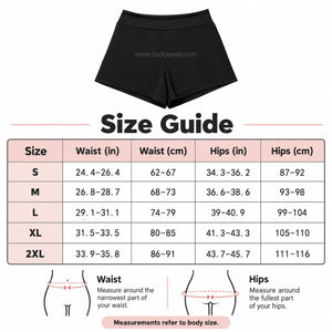 Boyshort Period Swimwear | ≈3 Regular Tampons | OEKO-TEX Certified | Free Wet Bag & Laundry Bag