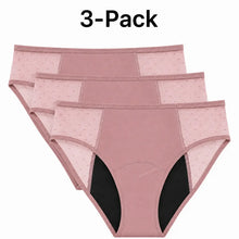 Load image into Gallery viewer, Lace Period Brief | ≈4 Regular Tampons | OEKO-TEX Certified | Free Wet Bag &amp; Laundry Bag
