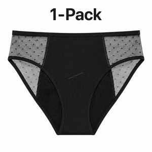 Lace Period Brief | ≈4 Regular Tampons | OEKO-TEX Certified | Free Wet Bag & Laundry Bag