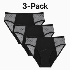 Lace Period Brief | ≈4 Regular Tampons | OEKO-TEX Certified | Free Wet Bag & Laundry Bag
