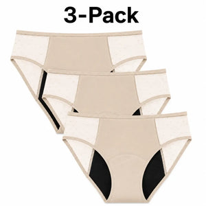 Lace Period Brief | ≈4 Regular Tampons | OEKO-TEX Certified | Free Wet Bag & Laundry Bag