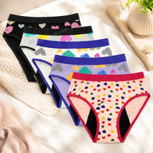 Load image into Gallery viewer, Mid Rise Period Brief | ≈3 Regular Tampons | OEKO-TEX Certified | Free Wet Bag &amp; Laundry Bag
