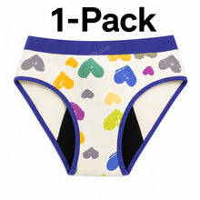Load image into Gallery viewer, Mid Rise Period Brief | ≈3 Regular Tampons | OEKO-TEX Certified | Free Wet Bag &amp; Laundry Bag
