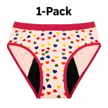 Load image into Gallery viewer, Mid Rise Period Brief | ≈3 Regular Tampons | OEKO-TEX Certified | Free Wet Bag &amp; Laundry Bag
