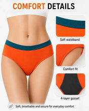 Load image into Gallery viewer, Mid Rise Period Brief | ≈3 Regular Tampons | OEKO-TEX Certified | Free Wet Bag &amp; Laundry Bag
