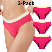Load image into Gallery viewer, Mid Rise Period Brief | ≈3 Regular Tampons | OEKO-TEX Certified | Free Wet Bag &amp; Laundry Bag
