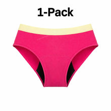 Load image into Gallery viewer, Mid Rise Period Brief | ≈3 Regular Tampons | OEKO-TEX Certified | Free Wet Bag &amp; Laundry Bag
