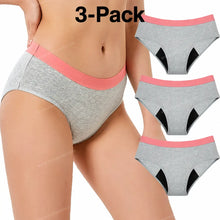 Load image into Gallery viewer, Mid Rise Period Brief | ≈3 Regular Tampons | OEKO-TEX Certified | Free Wet Bag &amp; Laundry Bag
