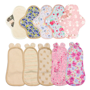 Organic Cotton Cloth Menstrual Pads(Single)