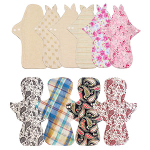 3-piece Organic Cotton Cloth Menstrual Pads