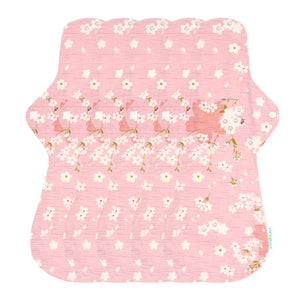 5-piece Luckypads organic cotton cloth menstrual pads, Super Night Pad Plus