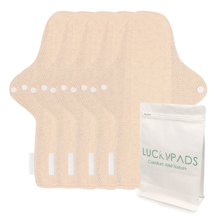 5-Piece 11" Organic Cotton Cloth Pads(4 Patterns Optional)