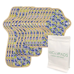 Organic Cotton Cloth Pads Light Flow Kit(6 Patterns Optional)