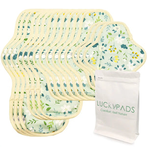 Organic Cotton Cloth Pads Light Flow Kit(6 Patterns Optional)
