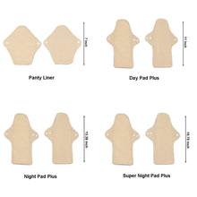 Load image into Gallery viewer, Organic Cotton Cloth Pads Light Flow Kit(6 Patterns Optional)
