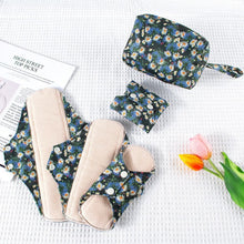 Load image into Gallery viewer, Organic Cotton Cloth Pads Starter Set(6 Patterns Optional)
