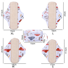 Load image into Gallery viewer, Organic Cotton Cloth Pads Starter Set(6 Patterns Optional)
