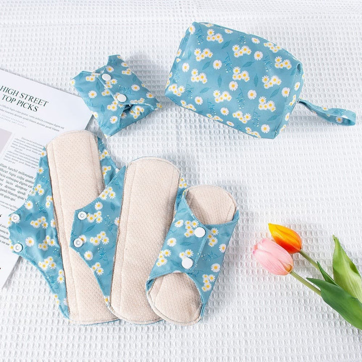 Organic Cotton Cloth Pads Starter Set(6 Patterns Optional)