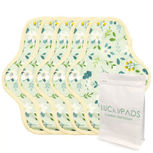 Load image into Gallery viewer, 5-piece 9.8" Organic Cotton Reusable Menstrual Pads(6 Patterns Optional)
