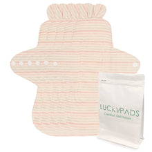 Load image into Gallery viewer, 5-piece 9.8" Organic Cotton Reusable Menstrual Pads(8 Patterns Optional)
