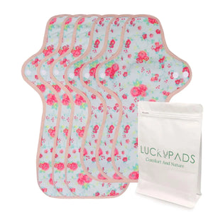 3-Piece Organic Cotton Reusable Menstrual Pads(4 Size Optional)