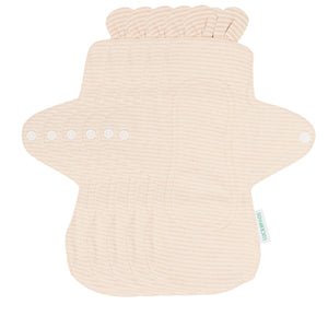 5-piece Luckypads organic cotton reusable menstrual pads, Day Pads