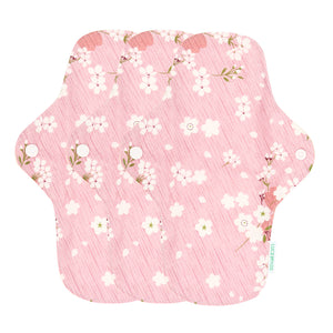 3-Piece Organic Cotton Reusable Menstrual Pads(5 Size Optional)