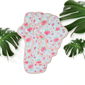 3-Piece Organic Cotton Reusable Menstrual Pads(4 Size Optional)