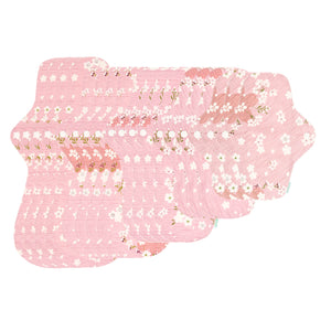 3-Piece Organic Cotton Reusable Menstrual Pads(5 Size Optional)