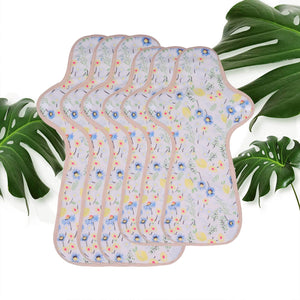 3-Piece Organic Cotton Reusable Menstrual Pads(4 Size Optional)