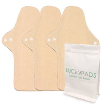 Load image into Gallery viewer, 3-piece Organic Cotton Cloth Menstrual Pads(4 Size Optional)
