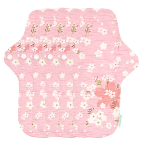 5-piece Luckypads organic cotton reusable pads, Night Pads