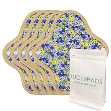 Load image into Gallery viewer, 5-piece Organic Cotton Reusable Menstrual Pads(8 Patterns Optional)
