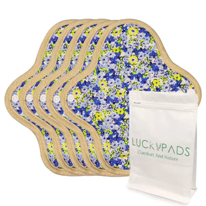 5-piece Organic Cotton Reusable Menstrual Pads(8 Patterns Optional)