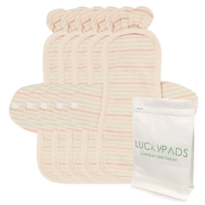 5-piece Organic Cotton Reusable Menstrual Pads(8 Patterns Optional)