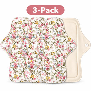 Organic Cotton Reusable Pads(4 Patterns Optional)