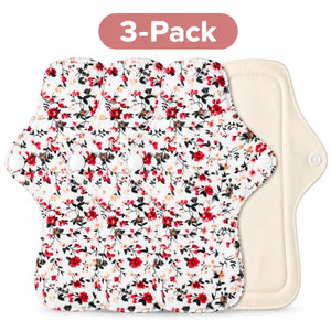 Organic Cotton Reusable Pads(4 Patterns Optional)