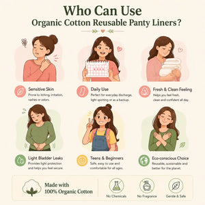 Who Can Use LUCKYPADS Organic Cotton Reusable Liners