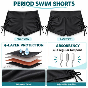 High Waist Period Boxer | ≈3 Regular Tampons | OEKO-TEX Certified | Free Wet Bag & Laundry Bag