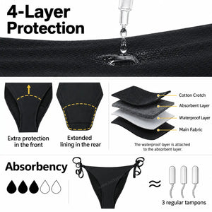 Period Swimsuit | ≈3 Regular Tampons | OEKO-TEX Certified | Free Wet Bag & Laundry Bag