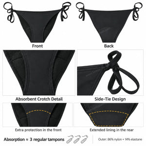 Period Swimsuit | ≈3 Regular Tampons | OEKO-TEX Certified | Free Wet Bag & Laundry Bag