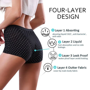 Mid Rise Period Boxer | ≈8 Regular Tampons | OEKO-TEX Certified | Free Wet Bag & Laundry Bag